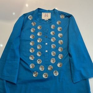 Cotton Blouse That Sparkles